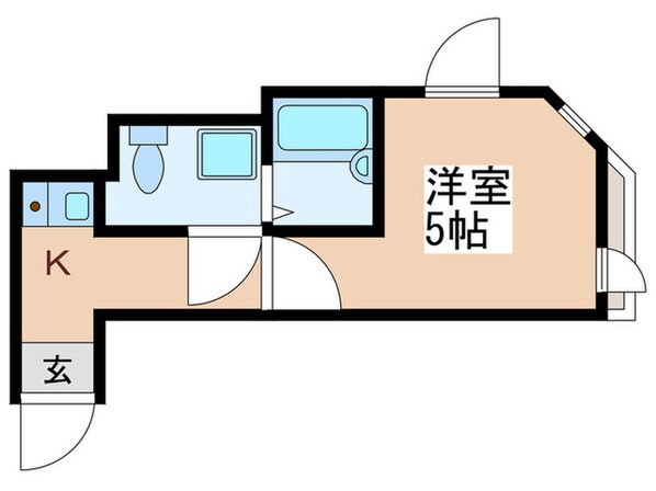 シャンテ四ツ木駅前の物件間取画像